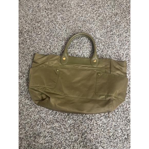 Marc by Marc Jacobs Olive Green Nylon Leather Trim Tote Bag - Picture 8 of 8